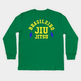 BRASILEIRO JIU JITSU Kids Long Sleeve T-Shirt